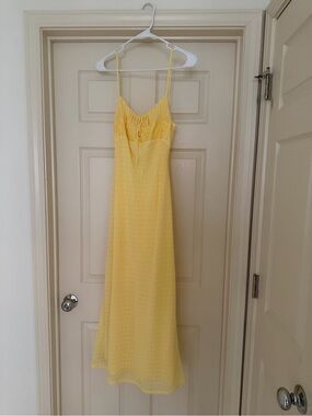Rumored Yellow Strap Maxi Dress - Small